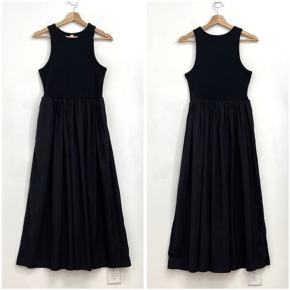 Anthropologie Daily Practice First Light Mixed Media Tank Minimal Maxi Dress XS - Picture 13 of 13
